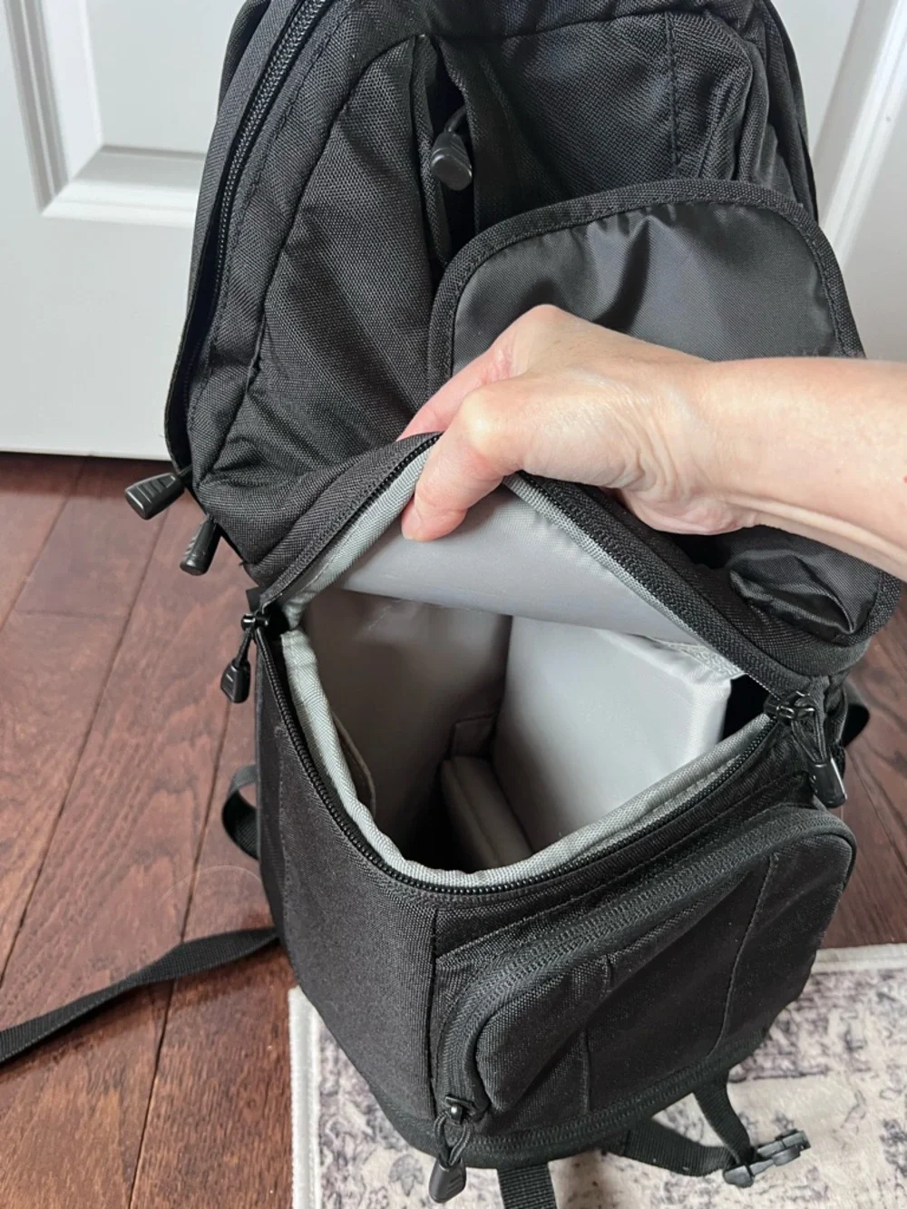 Lowepro Fastpack 100 Black Camera Backpack - Compact Photo & Video Case